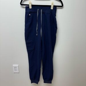 Figs Navy Blue jogger scrubs